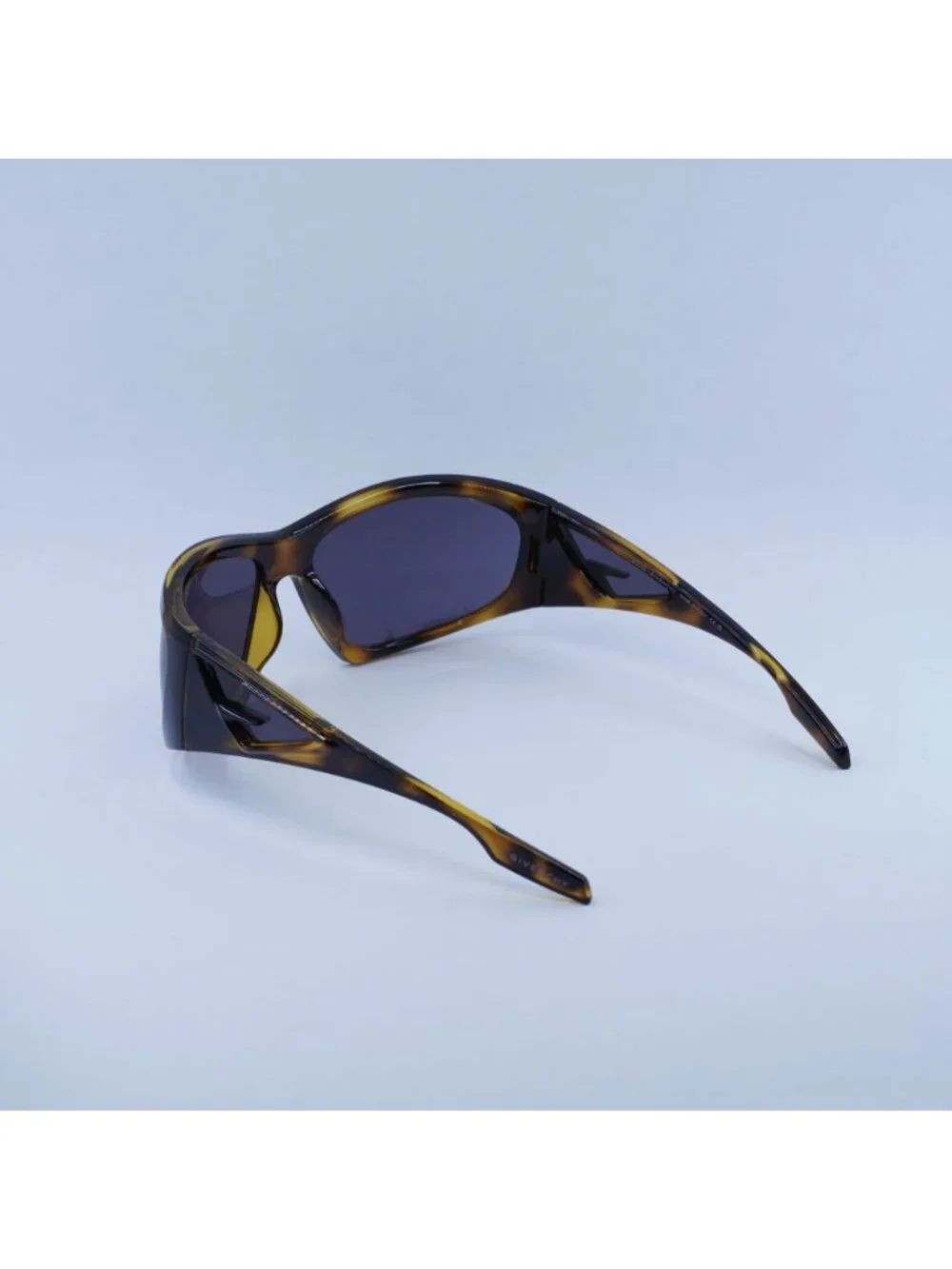 Givenchy GV40051I 56A Sunglasses Havana Shield Frame, Grey with Mirror Lenses